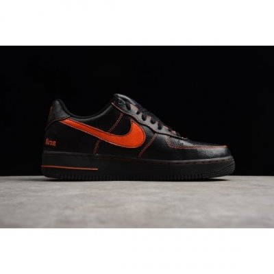 Nike Erkek Air Force 1 Low Siyah / Turuncu Kaykay Ayakkabı Türkiye - JW0TNBLS